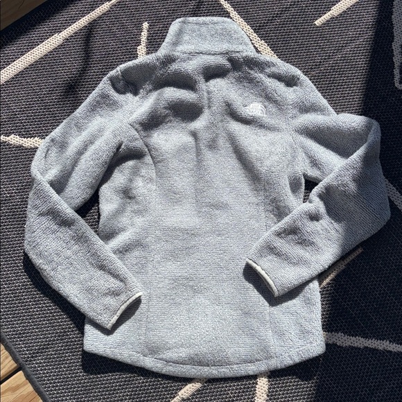NORTFACE fleece woman’s grey jacket - small - Picture 3 of 4